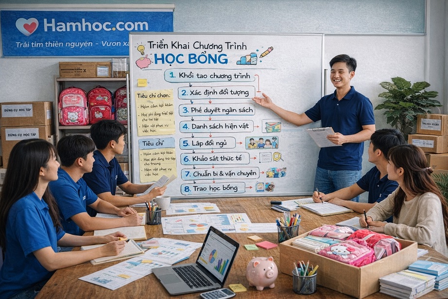Hướng Dẫn Triển Khai Chương Trình Học Bổng Minh Bạch & Hiệu Quả