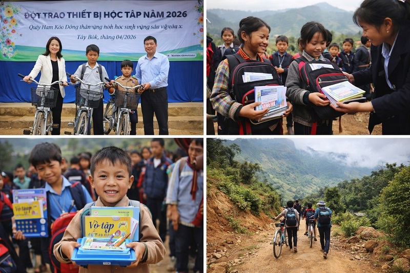 Đợt Trao Thiết Bị Học Tập – Tây Bắc 2026