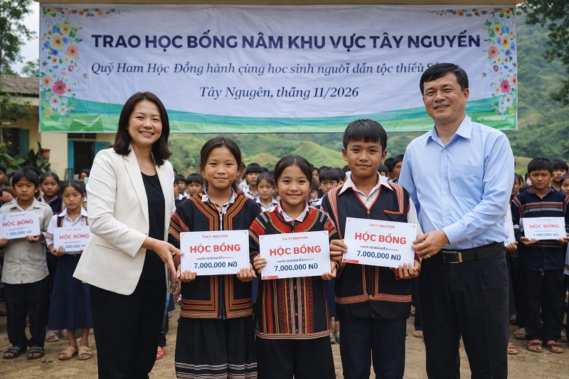 Học Bổng Năm Khu Vực Tây Nguyên